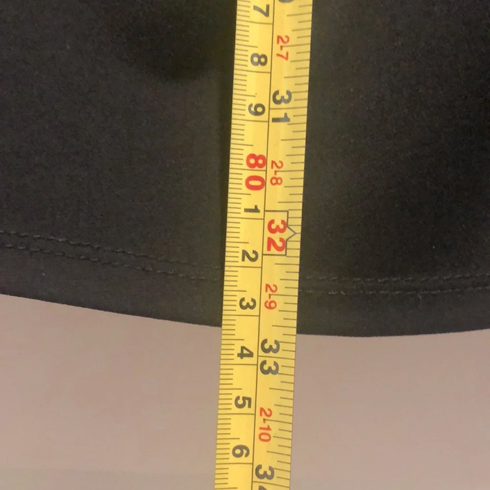 EUC [Trina Turk] Solid Black, 3/4 Sleeve, Knee-Length Draped Dress Womens Sz 6 - Picture 10 of 16